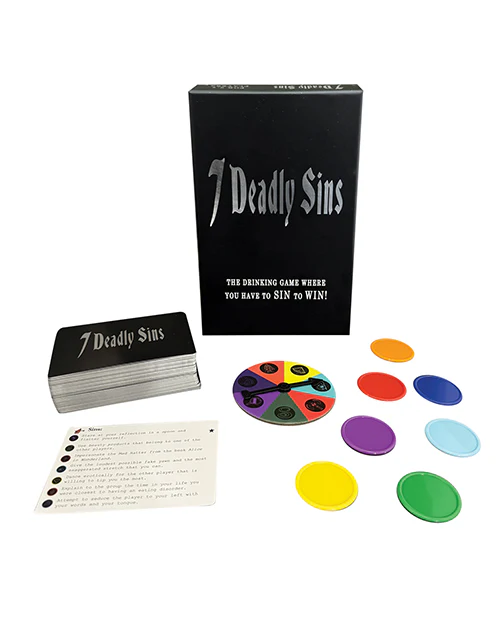 7 Deadly Sins Drinking Game with Dare Challenges and Coins - Image 3