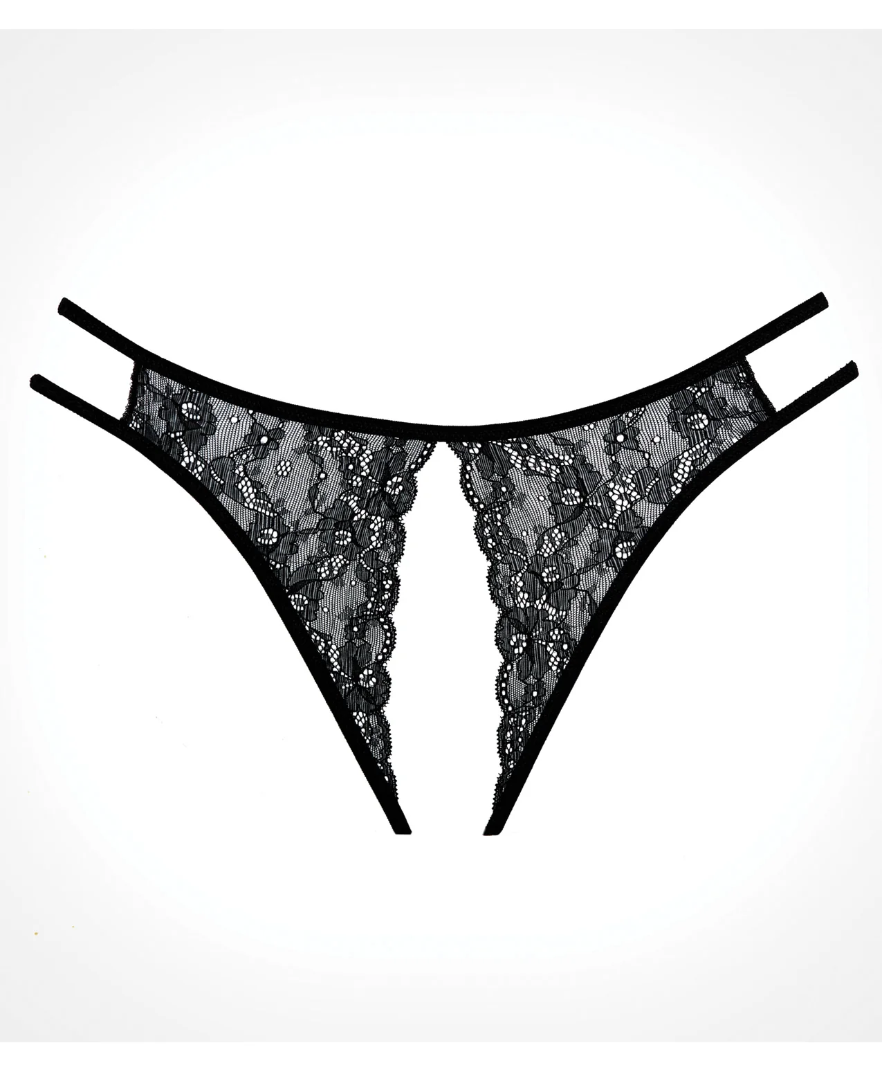 Adore Sexy Sweet Honey Panty Black One Size Lingerie for Women - Image 3