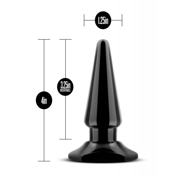 Blush Anal Adventures Easy Plug - Black - Image 5