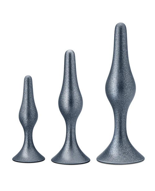 Blush Anal Adventures Matrix Genesis Plug Kit - Silver - Image 3