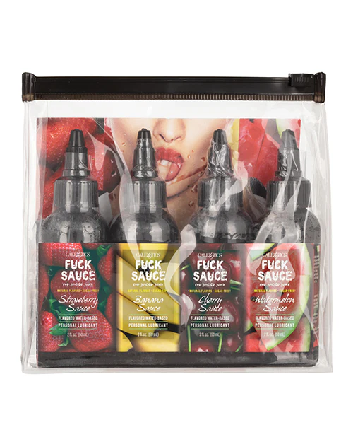 Fuck Sauce Flavored Water Based Personal Lubricant Variety 4 Pack - 2 oz Each - Image 3