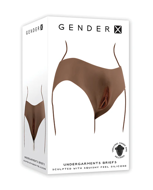 Gender X Vagina Briefs Undergarments - Dark - Image 6