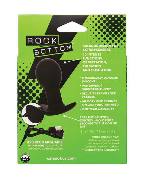 Rock Bottom Pop Anal Probe  - Black - Image 6
