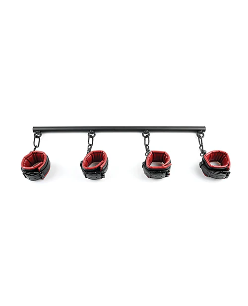 Saffron Spreader Bar & Cuff Set - Red/Black - Image 6