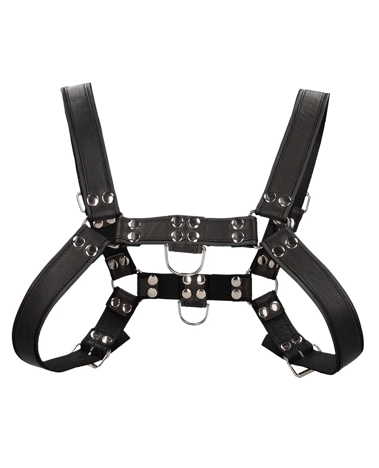 Shots Uomo Chest Bulldog Harness Large/XLarge - Black - Image 5