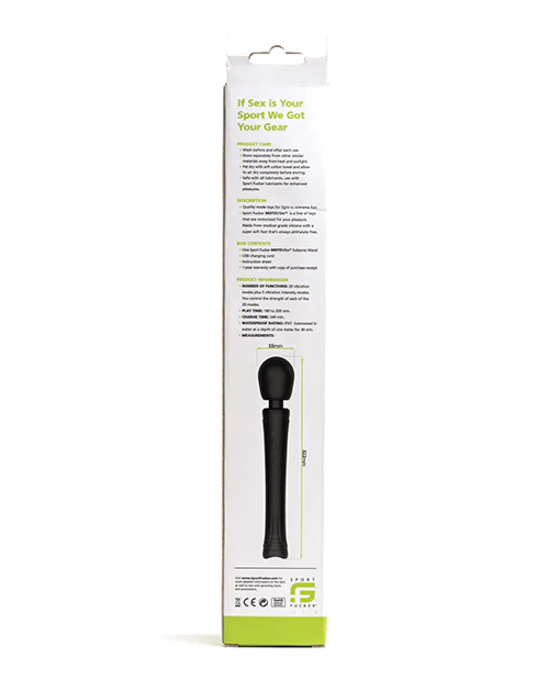 Sport Fucker Motovibe SubSonic Wand - Black - Image 4